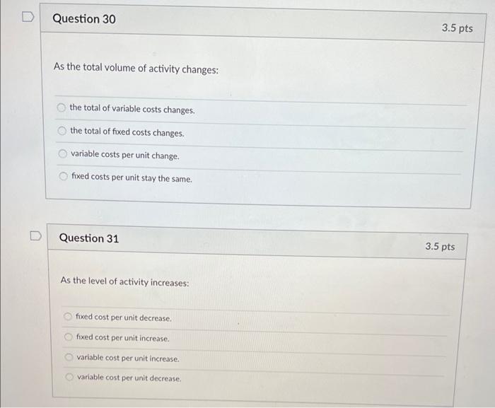 Solved D Question 24 3.5 pts A decrease in accounts payable | Chegg.com