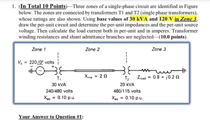 Solved CALCULATING BASE VALUES IN SINGLE-PHASE SYSTEMS | Chegg.com