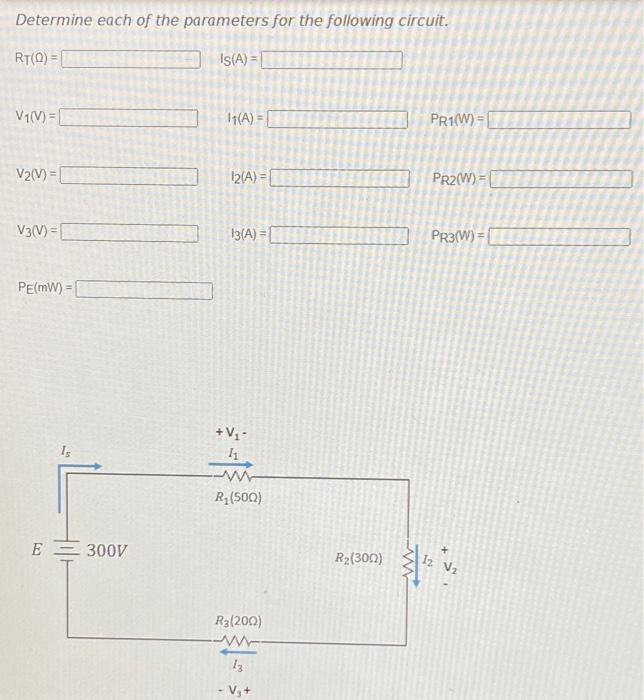 Solved Determine each of the parameters for the following | Chegg.com