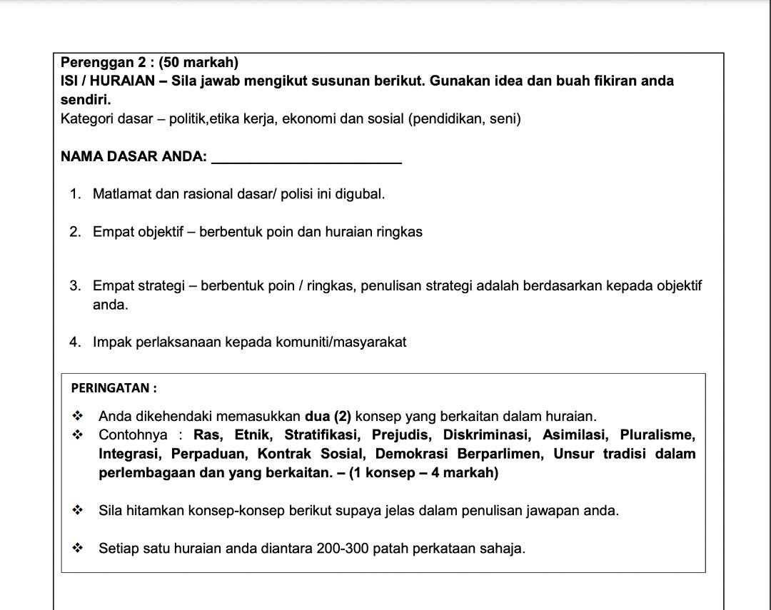 Jawab semua soalan berikut. (100 markah) 1. Andaikan  Chegg.com