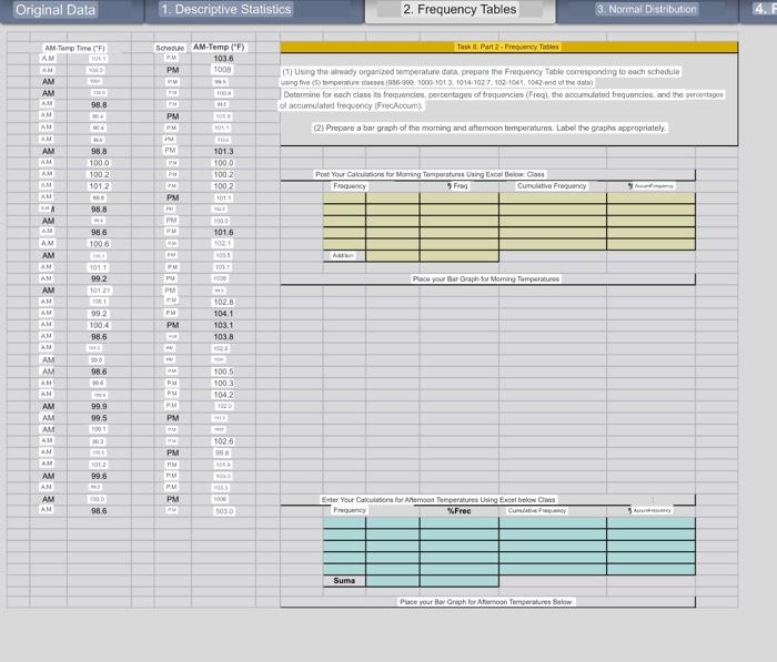 Solved Original Data 1. Descriptive Statistics 2. Frequency | Chegg.com