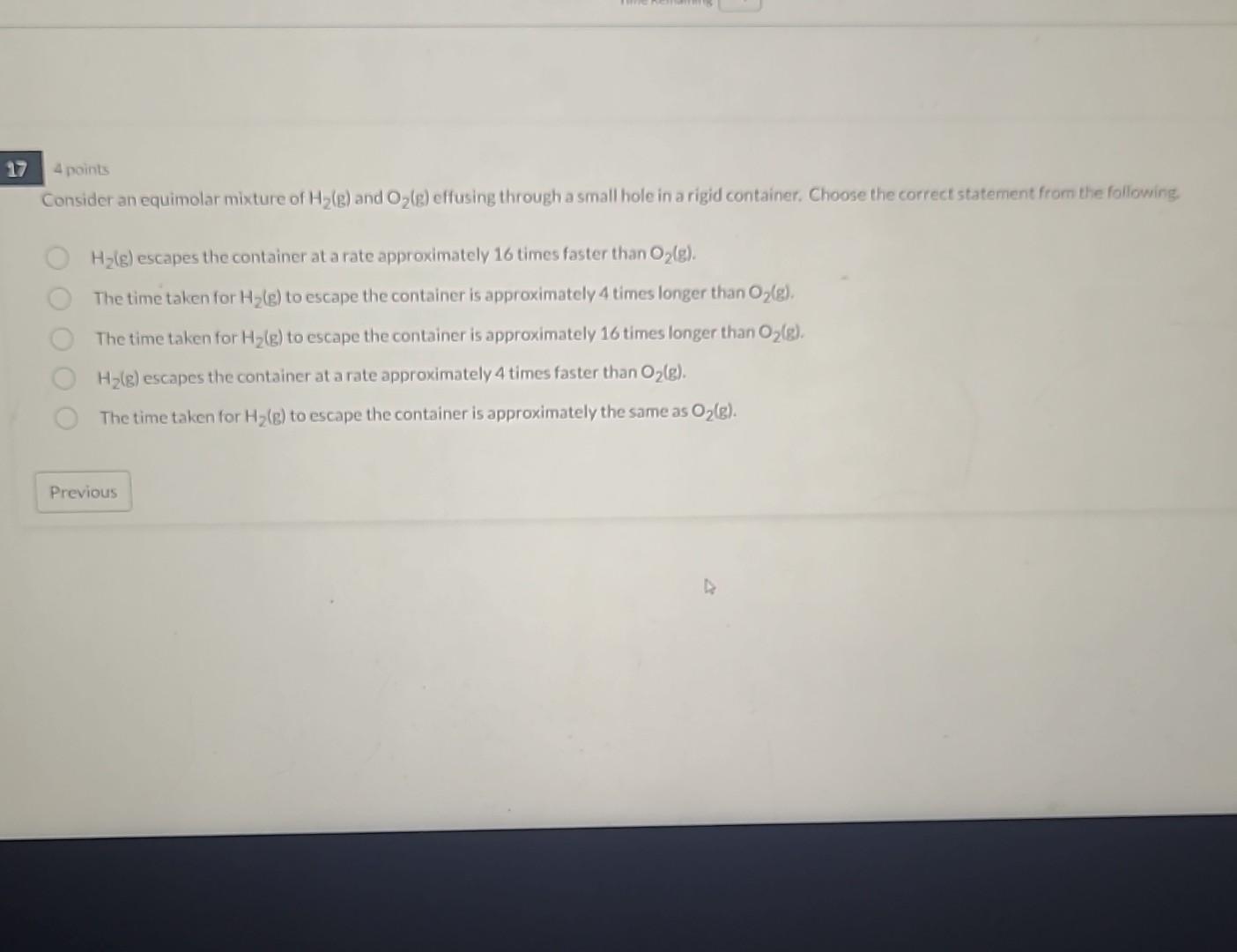 Solved 4 Points Consider An Equimolar Mixture Of H2 G And