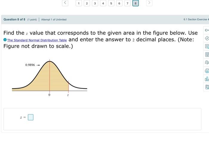 Solved 1 2 3 4 5 6 7 8 Question 8 of 8 (point) Attempt 1 of | Chegg.com