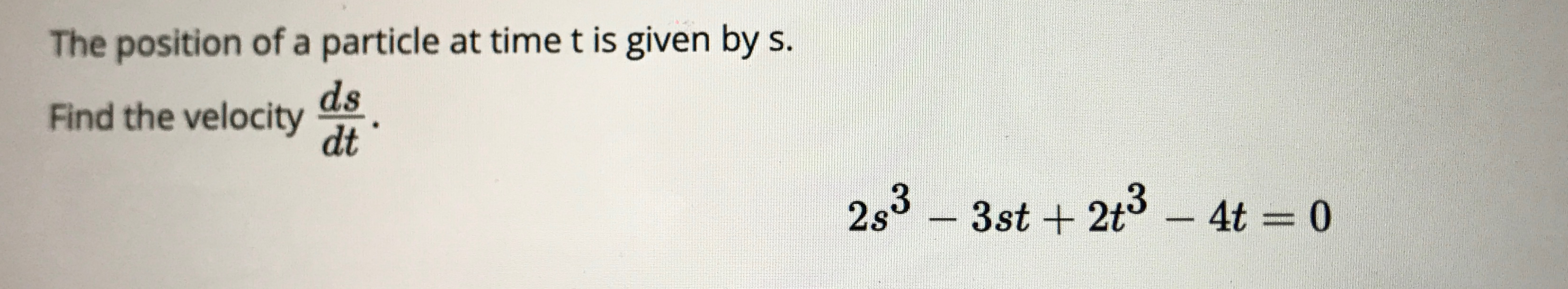 Solved The position of a particle at time t ﻿is given by | Chegg.com