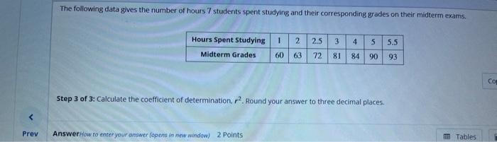 Solved The following data gives the number of hours 7 | Chegg.com