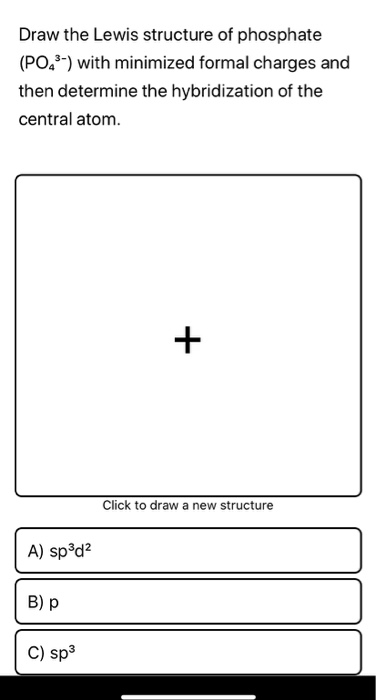 Lewis Dot Structure For Phosphate