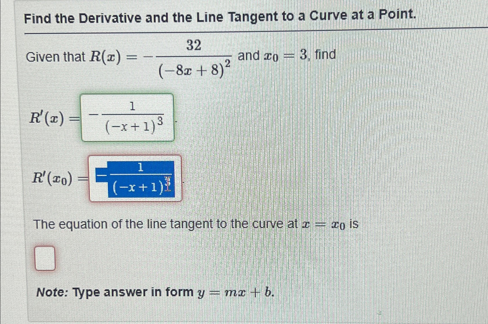 solved-find-the-derivative-and-the-line-tangent-to-a-curve-chegg