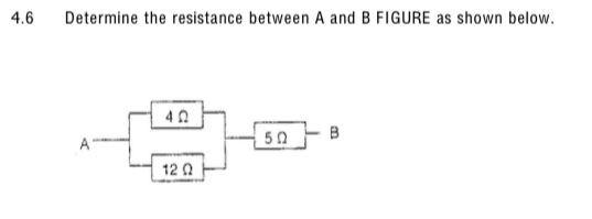 Solved 6 Determine The Resistance Between A And B FIGURE As | Chegg.com