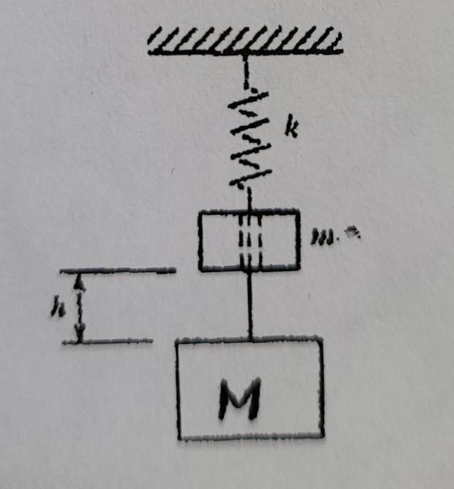 Solved In the figure shown, mass M is at rest, mass m the