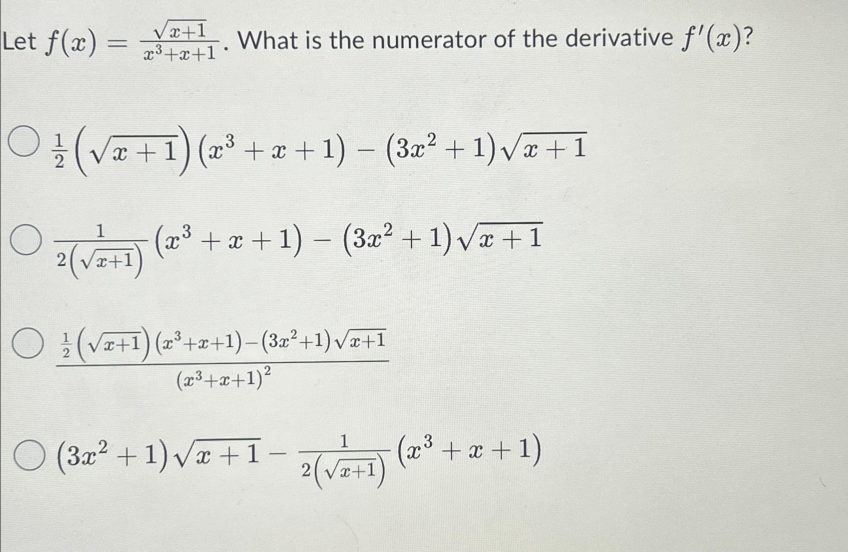 solved-let-f-x-x-12x3-x-1-what-is-the-numerator-of-the-chegg