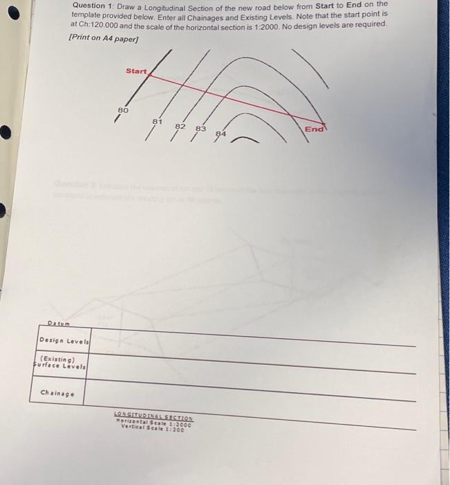 Solved Question 1: Draw a Longitudinal Section of the new | Chegg.com