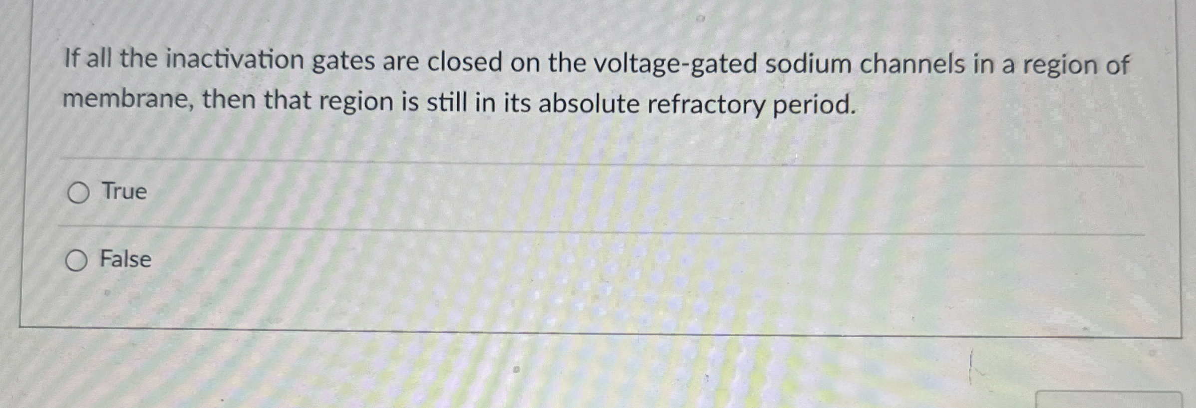 Solved If all the inactivation gates are closed on the | Chegg.com