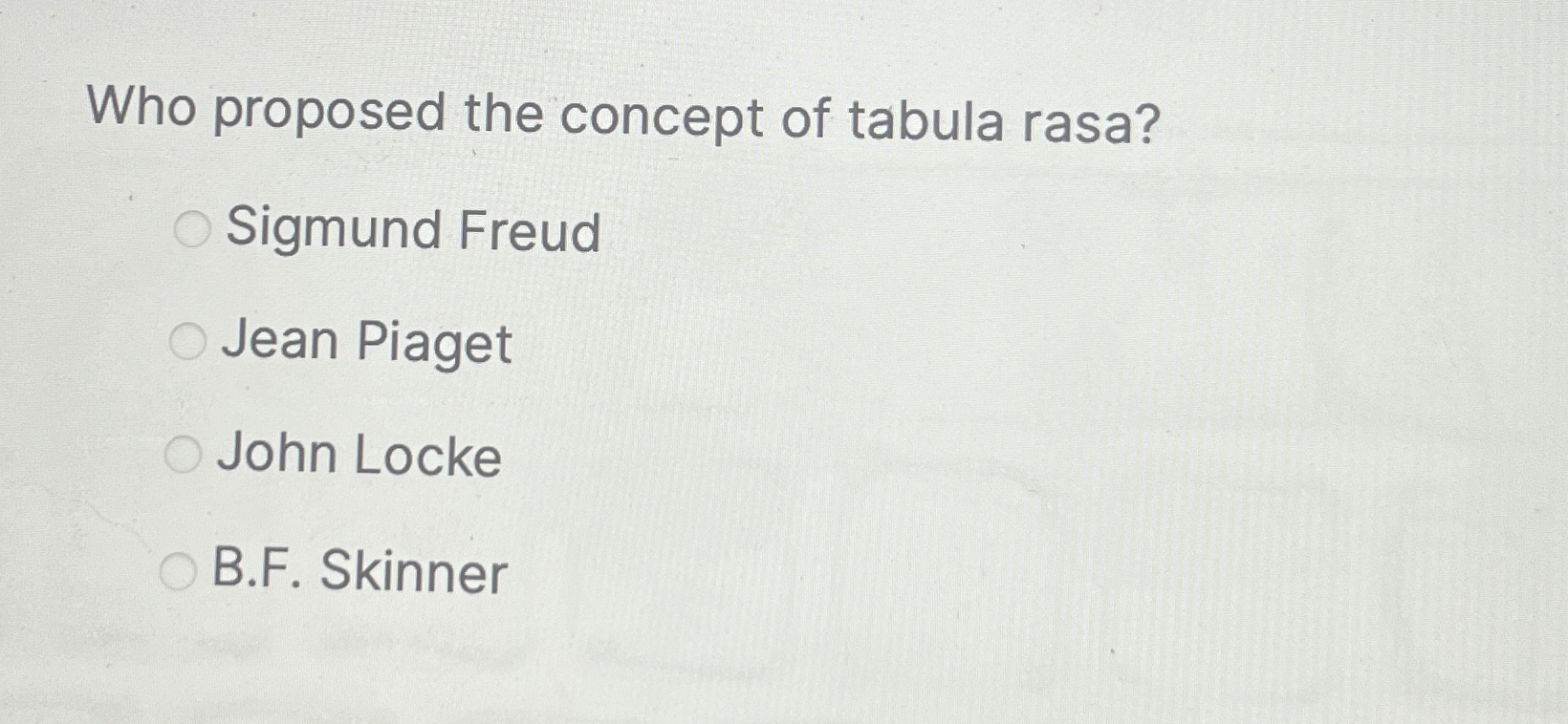 Tabula Rasa Who Said: Tabula Rasa Psychology – CLIDM