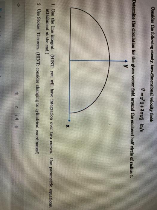 Solved Consider The Following Steady Two Dimensional 9278