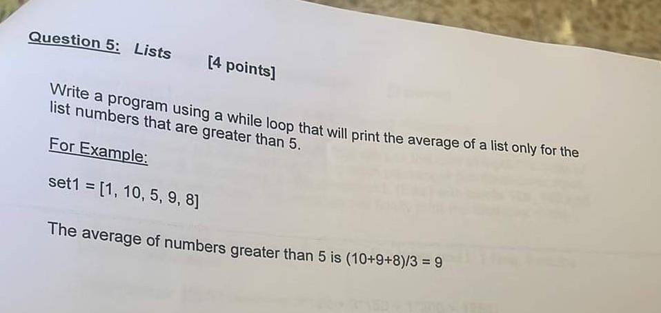 Solved [4 points] Write a program using a while loop that | Chegg.com