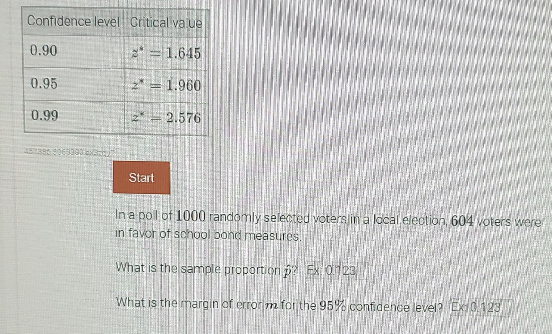 solved-in-a-poll-of-1000-randomly-selected-voters-in-a-local-chegg