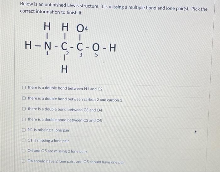 solved-below-is-an-unfinished-lewis-structure-it-is-mis