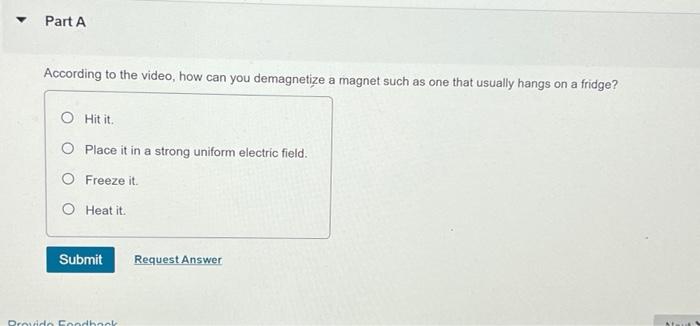 Solved Part A The specific magnetic behavior of | Chegg.com
