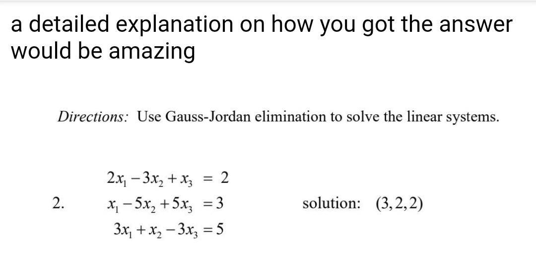 2 3 5 Solution