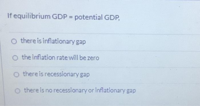 Solved If tax decreases, real GDP decreases O inflation | Chegg.com