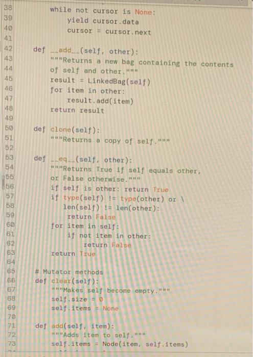 Solved The clone () method expects no arguments when called, | Chegg.com