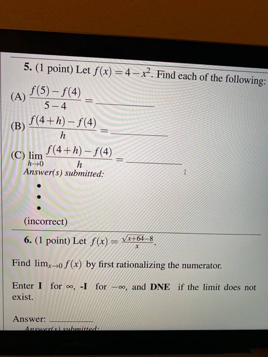 Solved i need help with these math questions please and | Chegg.com