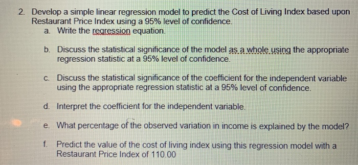 case study cost of living