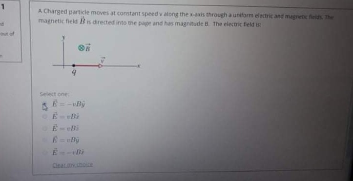 Solved 1 A Charged particle moves at constant speed along | Chegg.com