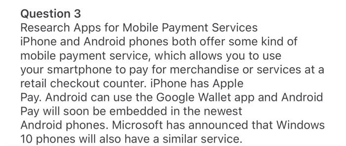 research paper on mobile payment apps