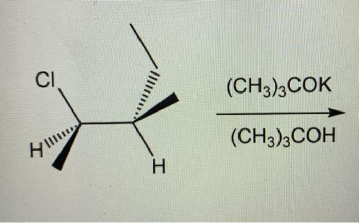 Solved For the dehydrohalogenation (E2) reaction shown, draw | Chegg.com