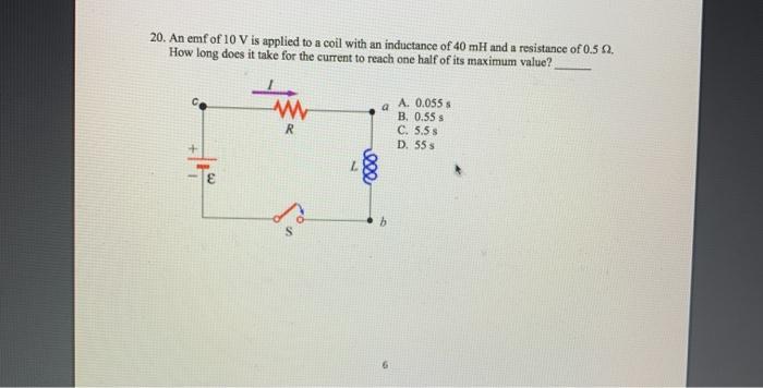 Solved 19. A square loop of wire, 30 cm long on each side | Chegg.com