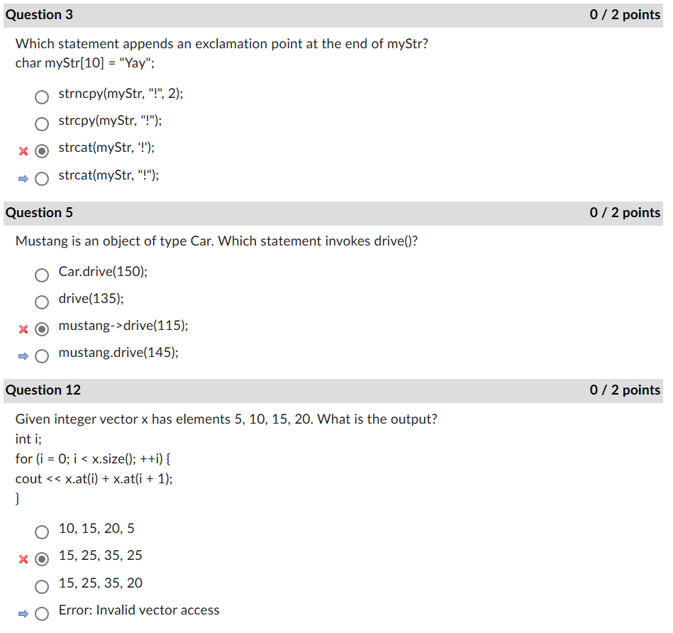 Solved I need some help understanding why these questions | Chegg.com