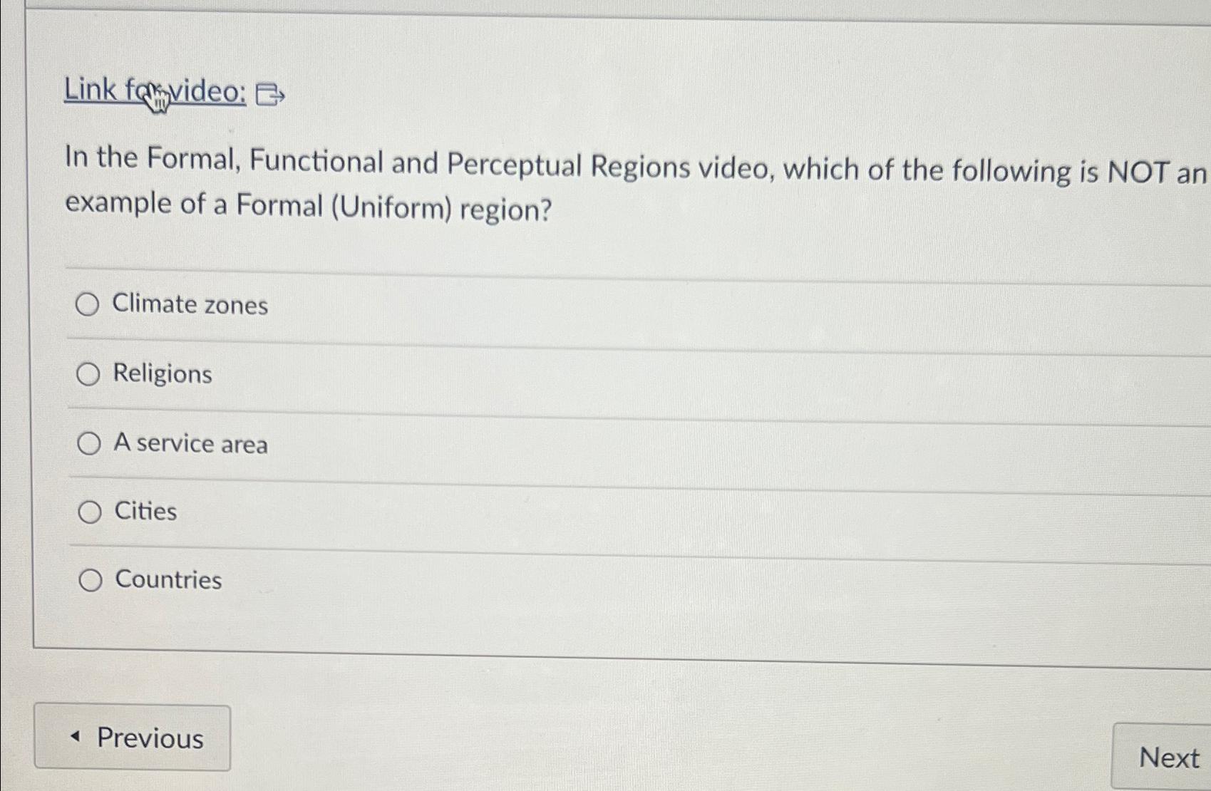 Solved Link formvideo:In the Formal, Functional and | Chegg.com