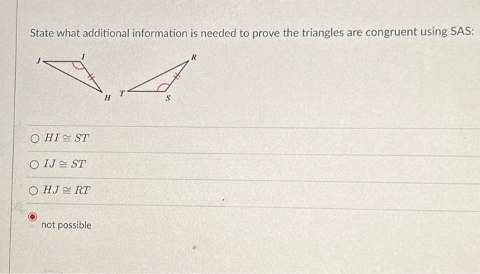 geometry assignment state of the two triangles are congruent