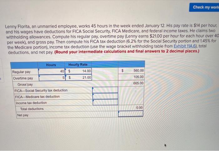 Solved Check my work Required information [The following | Chegg.com