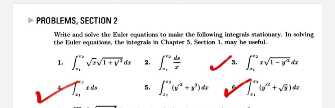 Solved PROBLEMS, SECTION 2 Write and solve the Euler | Chegg.com