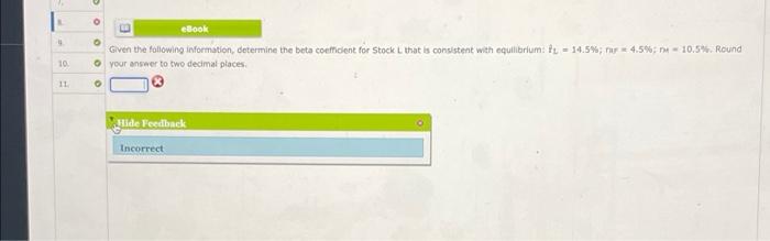 Solved O O eBook Given the following information, determine | Chegg.com