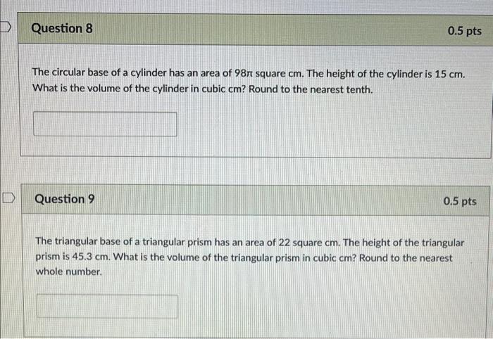 base area of cylinder is 154 cm square