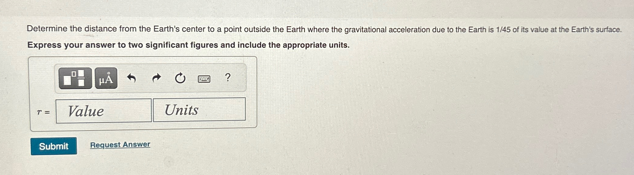 Solved Determine the distance from the Earth's center to a | Chegg.com