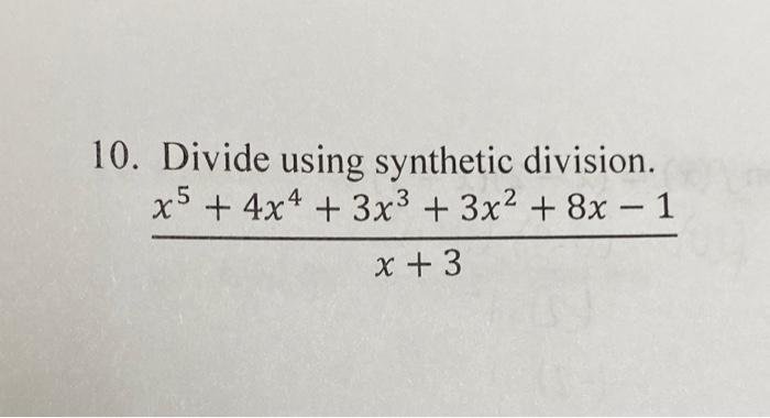 10x x 3 9x 4 )= x 5 3