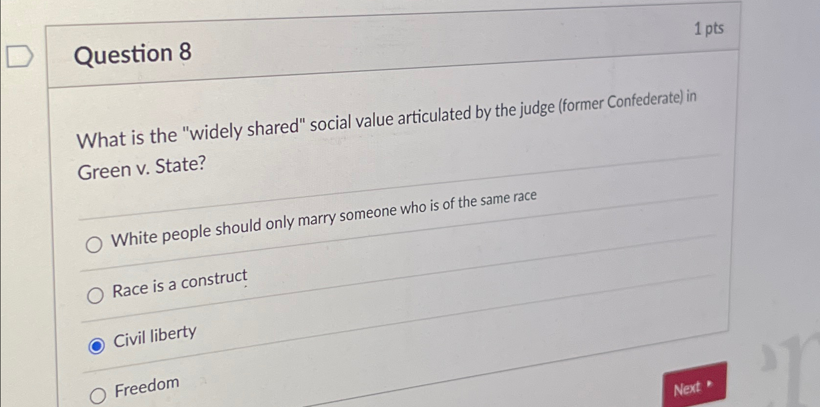 Solved Question 8What is the 