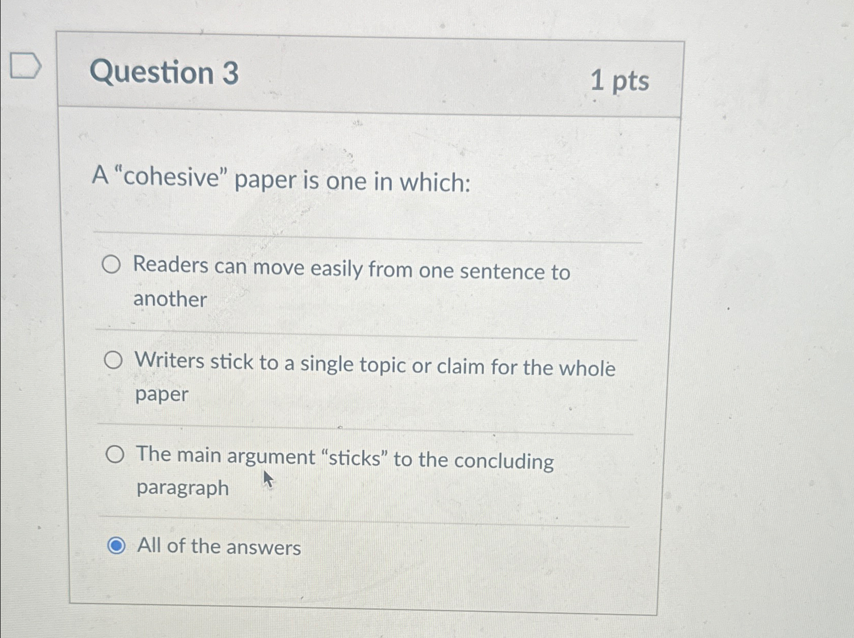 Solved Question 31ptsA 