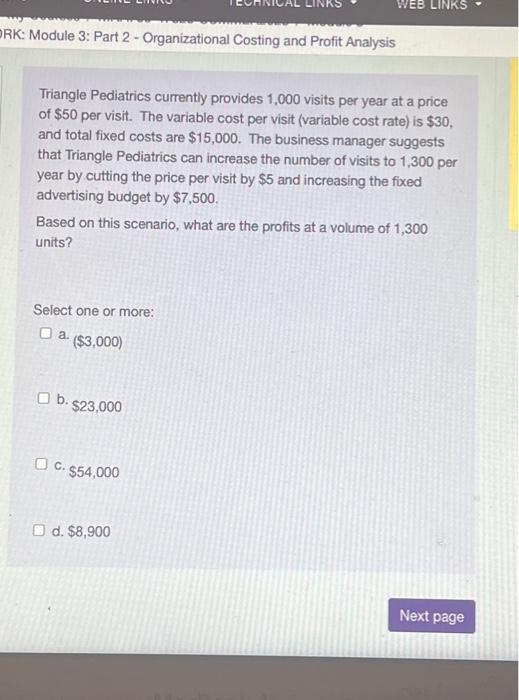 Solved Triangle Pediatrics currently provides 1,000 visits