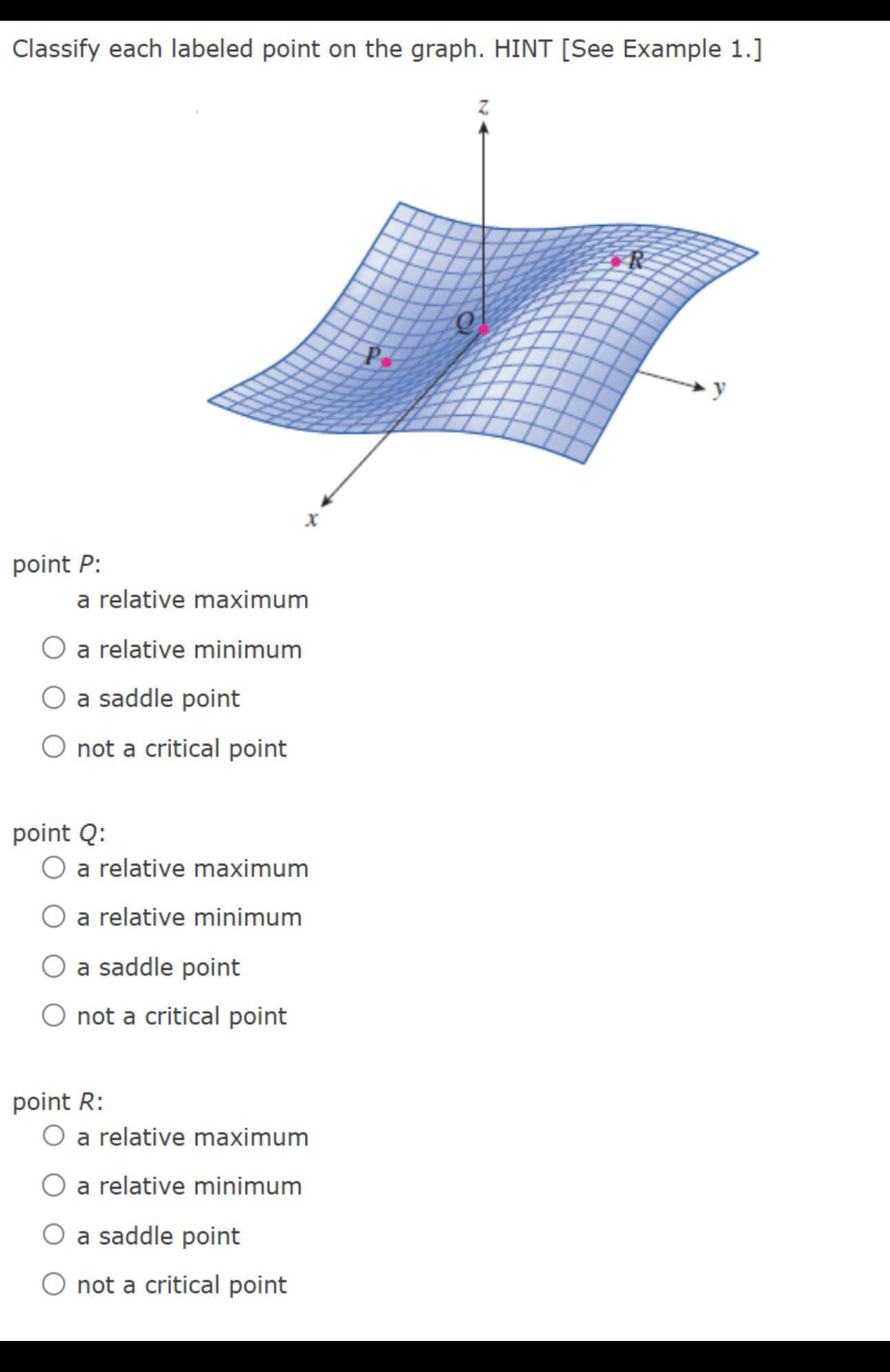 Solved Classify each labeled point on the graph. HINT [See | Chegg.com