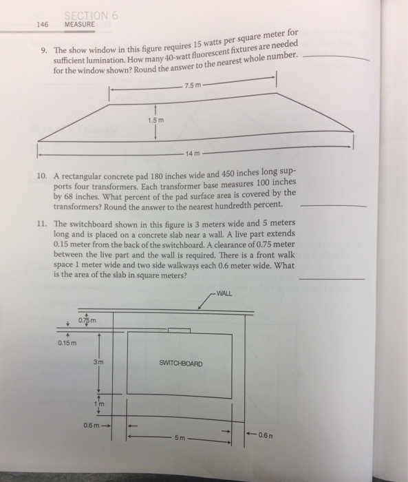 Solved SECTION 6 MEASURE 146 9. The show window in this | Chegg.com