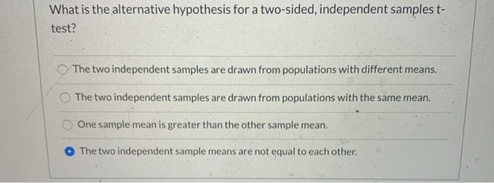 example of two sided alternative hypothesis