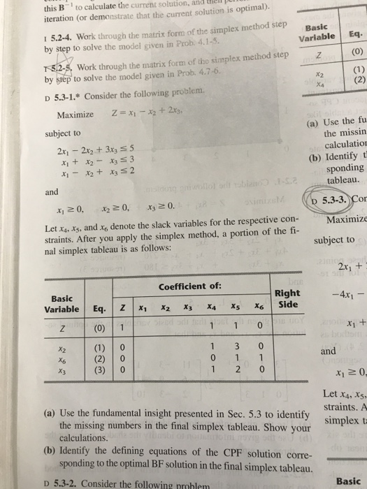 Solved This B" To Calculate The Current Solution, And Then | Chegg.com