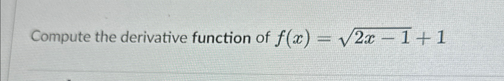 compute the derivative of f x )= sin 2x