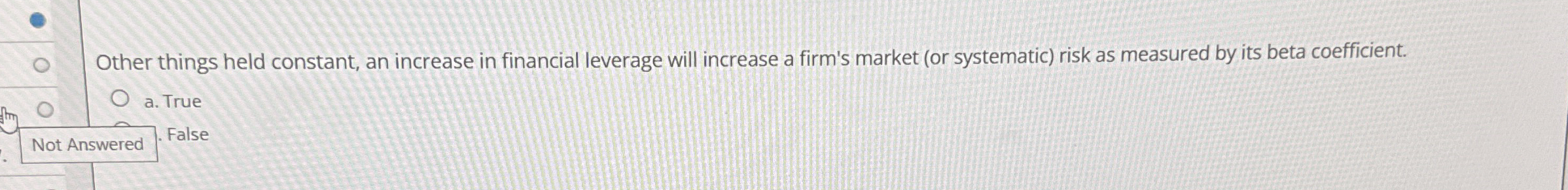 Solved Other things held constant, an increase in financial | Chegg.com