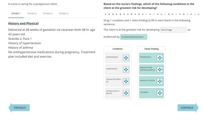 Solved A nurse is caring for a postpartum client. Based on | Chegg.com